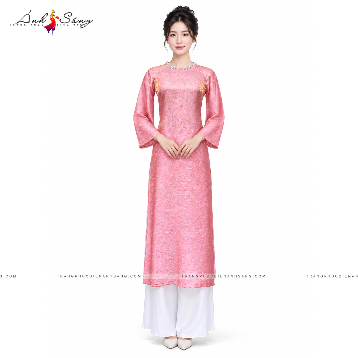 Áo Dài Truyền Thống - 156 - Ảnh 2